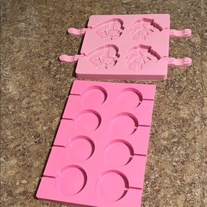 Pink Silicone Mold Set for Home Parties